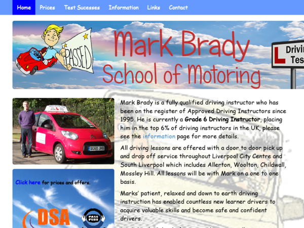 Mark Brady School of Motoring