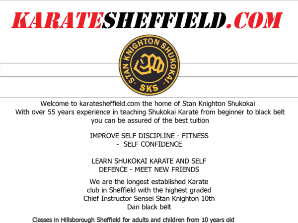 Karate Sheffield Attercliffe