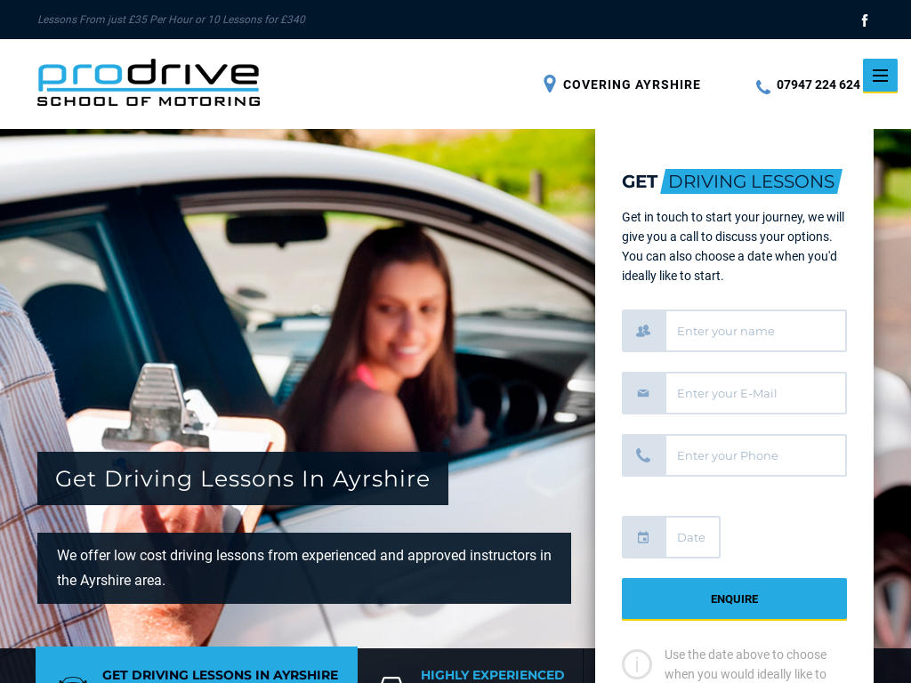 Prodrive Ayrshire Driving Lessons