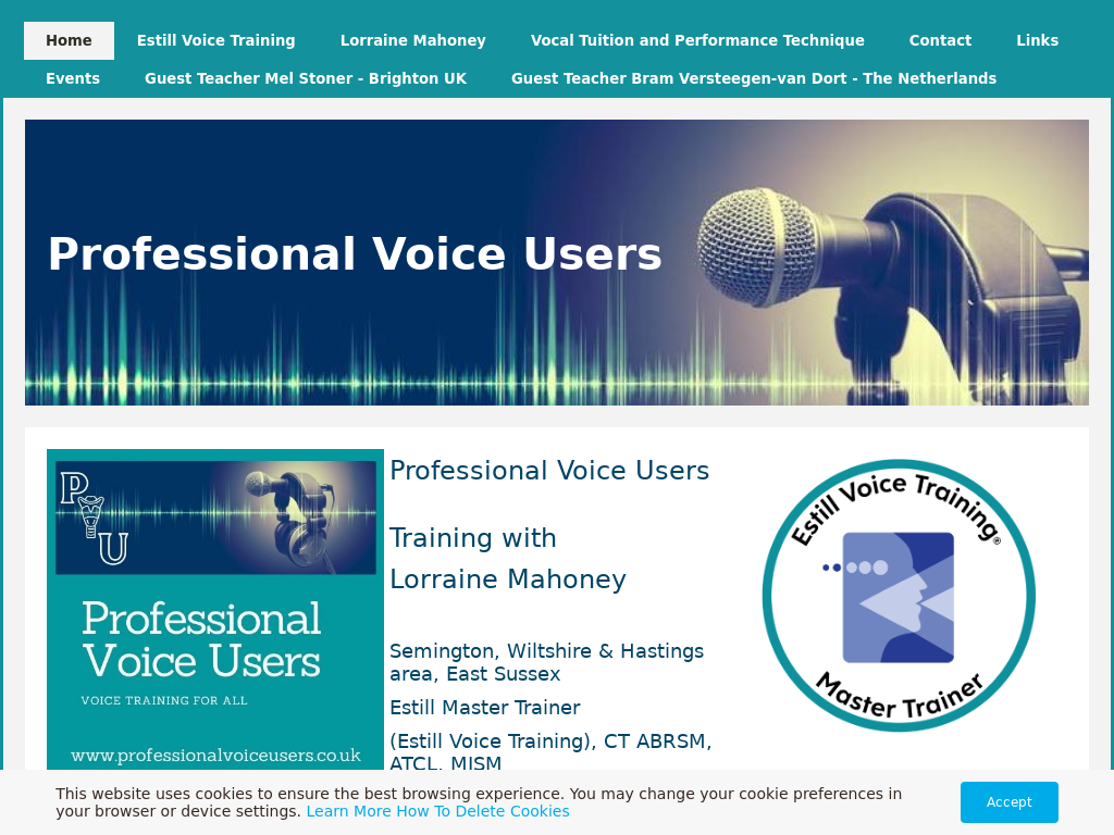 Professional Voice Users