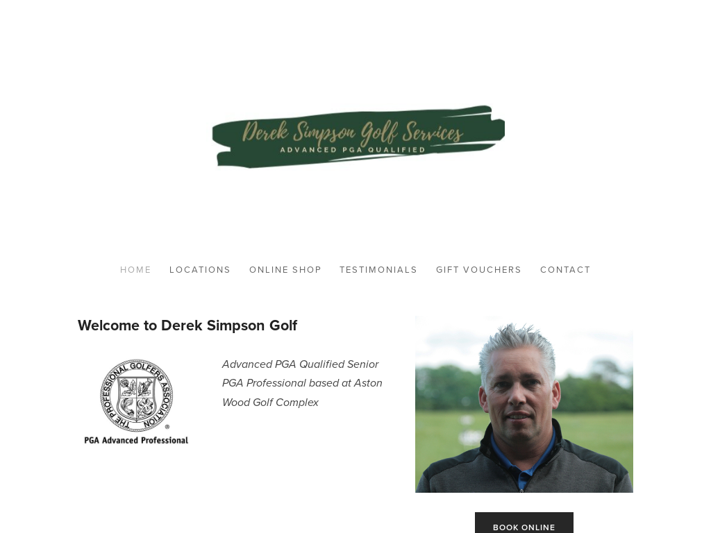 Derek Simpson PGA Golf Professional