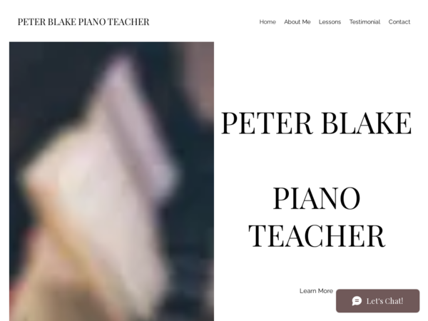 Peter Blake Piano Teacher