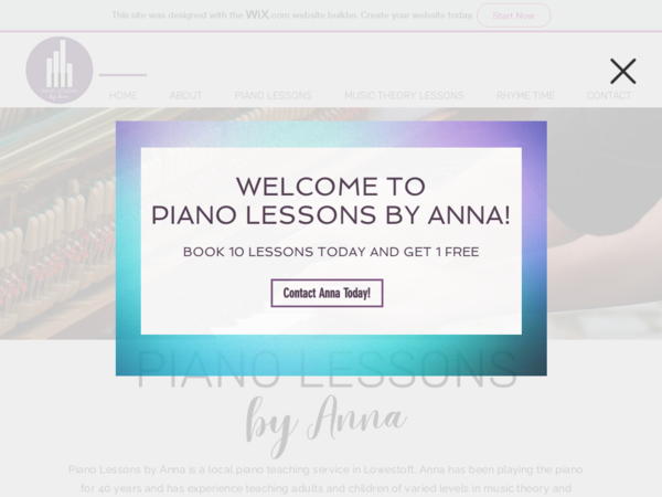 Piano Lessons by Anna