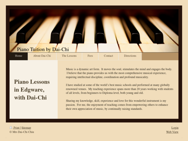 Dai-Chi Piano Tuition