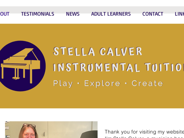 Stella Calver Instrumental Tuition