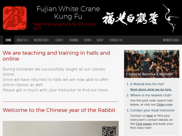 Fujian White Crane Kung Fu & Tai Chi