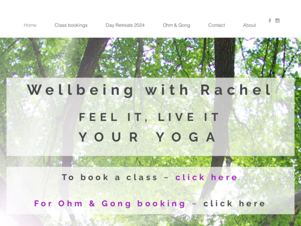 Yoga @ Wellbeing With Rachel