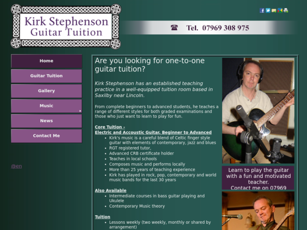 Kirk Stephenson Guitar Tuition