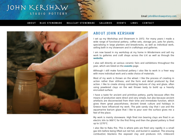 John Kershaw Studio Pottery