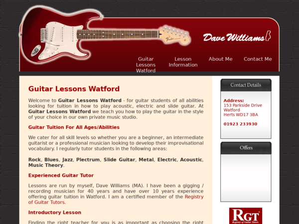 Guitar Lessons Watford