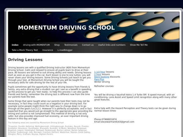 Momentum Driving School