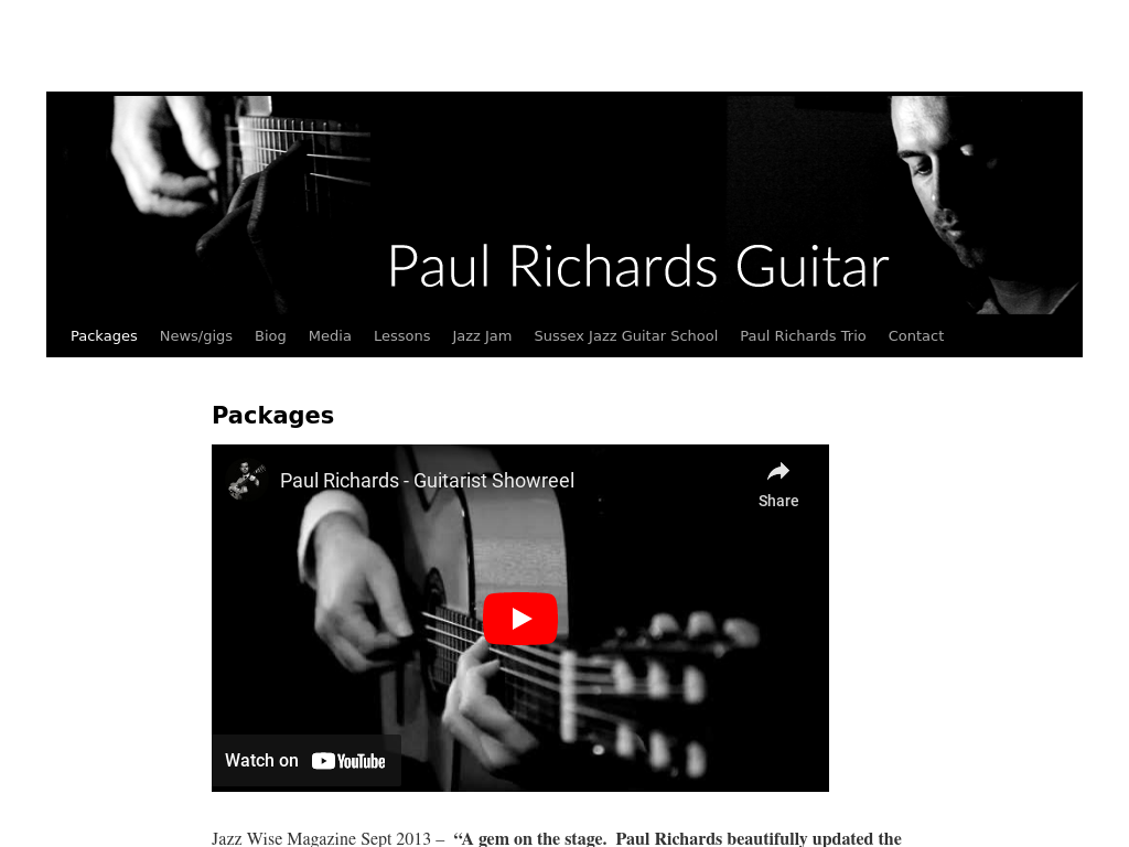 Paul Richards Guitar