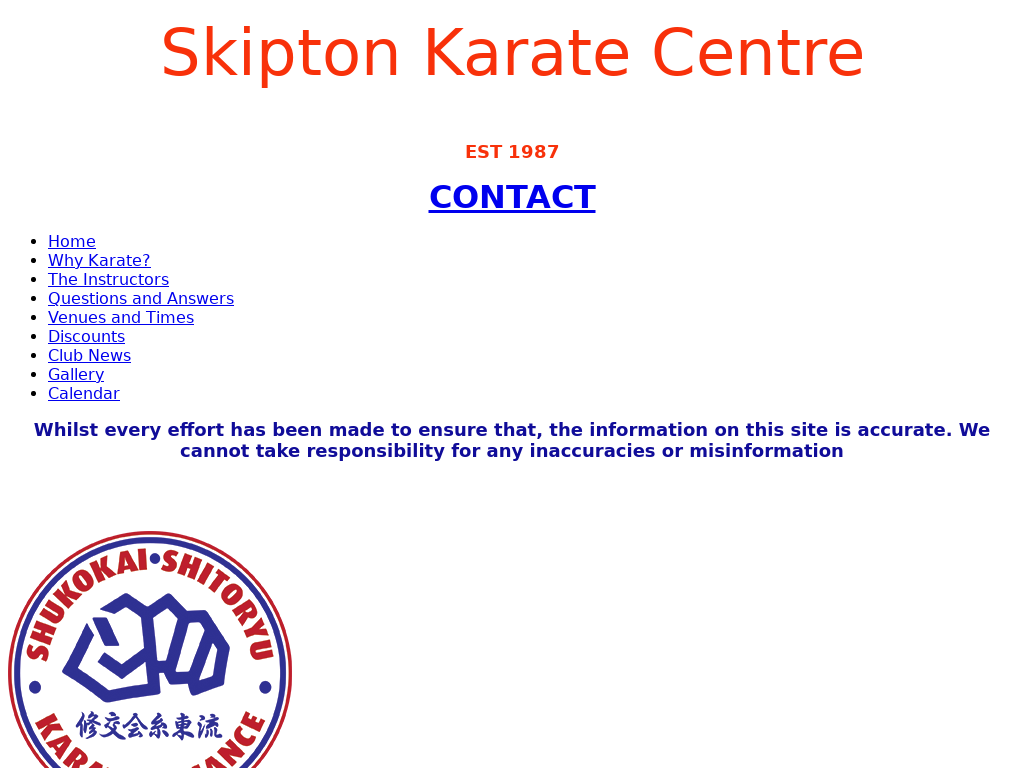 Skipton Karate Centre