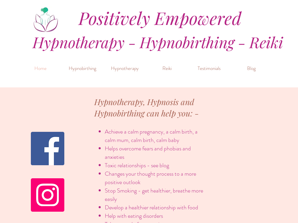 Positively Empowered Hypnotherapy / Hypnobirthing and Reiki