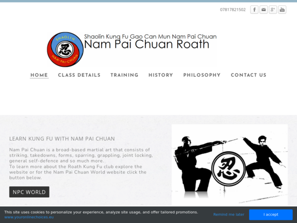 Roath Nam Pai Chuan Kung Fu