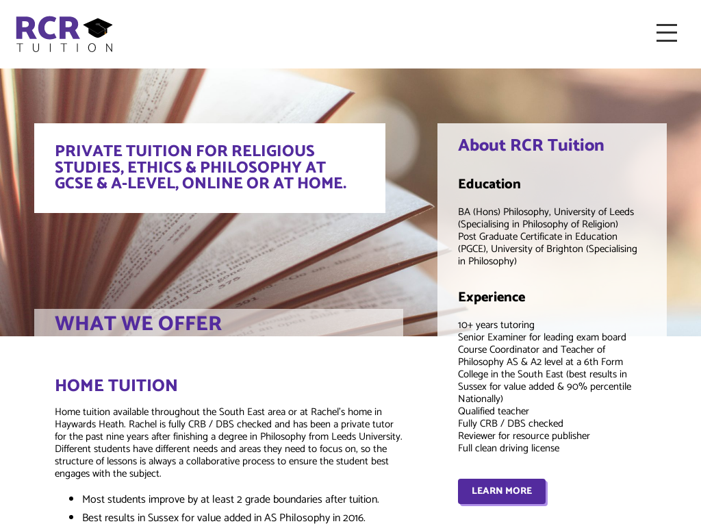 RCR Tuition Ltd