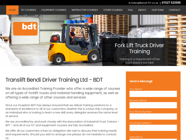 Bendi Driver Training