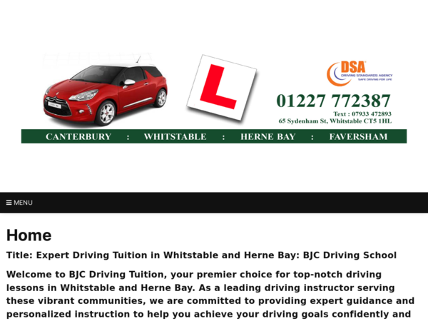 BJC Driving Tuition