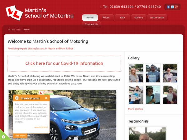 Martin Thomas School of Motoring